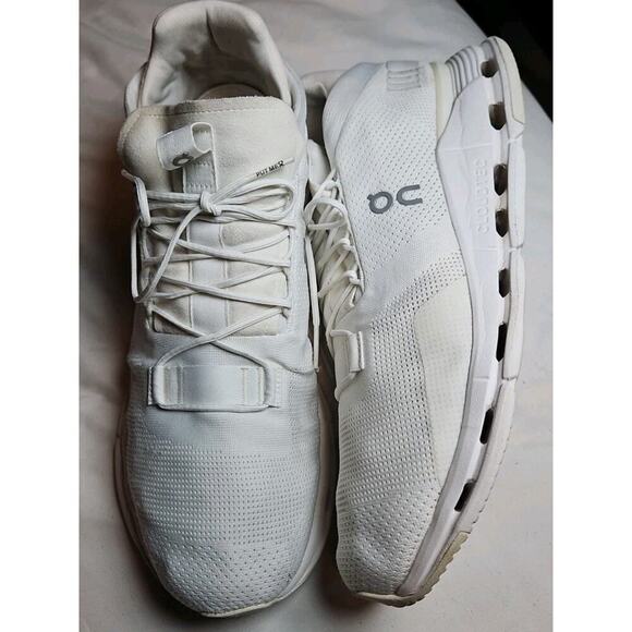 On Cloudnova Men’s Sneakers White US 14 (EU 49) Swiss Engineering CloudTec - Picture 1 of 14